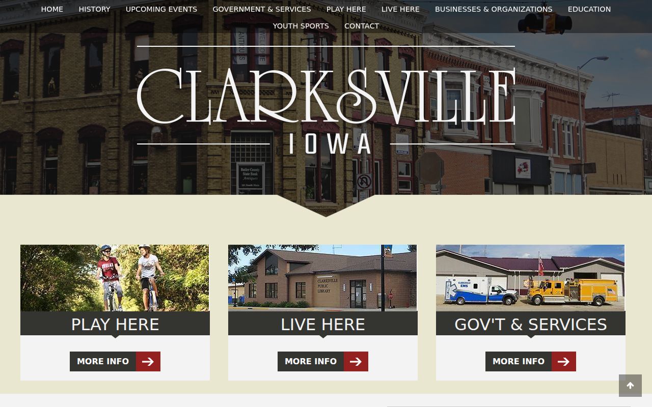 Official Clarksville city information for local criminal history requests